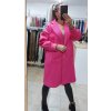 Fuchsiový kabát Phoebe, Fuchsiová (Veľkosť UNI)