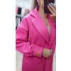 Fuchsiový kabát Phoebe, Fuchsiová (Veľkosť UNI)