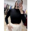 Čierny crop top Livi