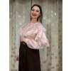 Ružová volánová blúzka Lora