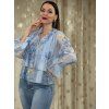 Lyocell modrá blúzka Sarah