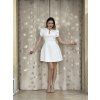 Biele elegantné šaty Pearl