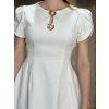 Biele elegantné šaty Pearl