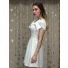Biele elegantné šaty Pearl
