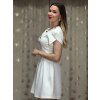 Biele elegantné šaty Pearl