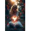 rendering person suffering from broken heart