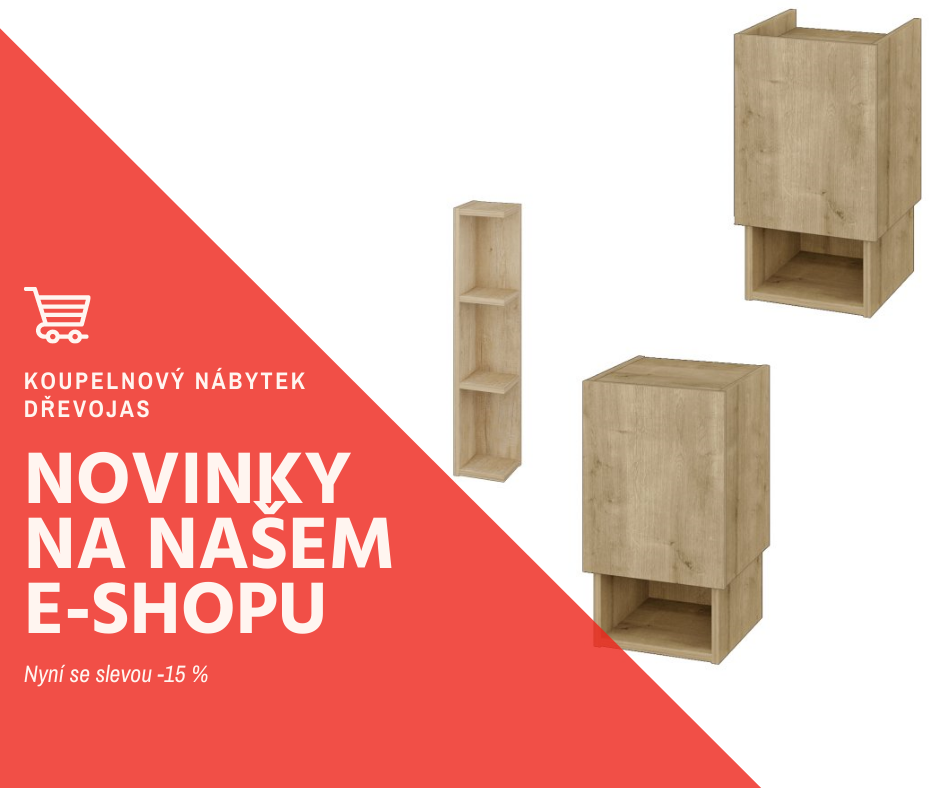 Koupelnový nábytek - novinky na našem e-shopu