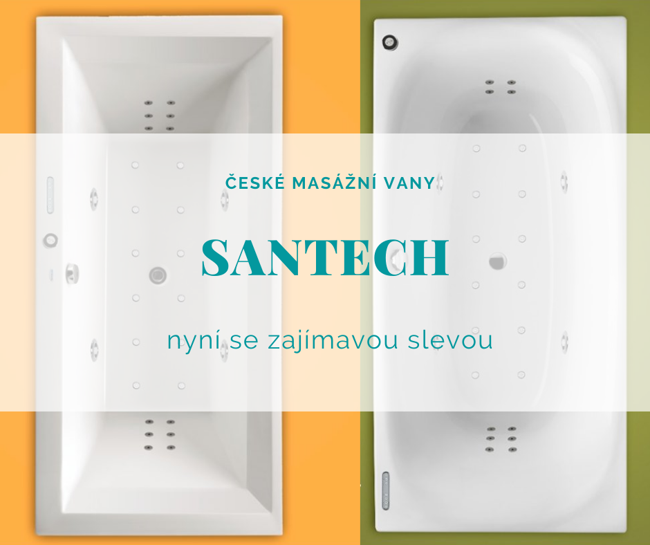 Hydromasážní vany Santech