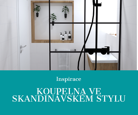 Koupelna ve skandinávském stylu