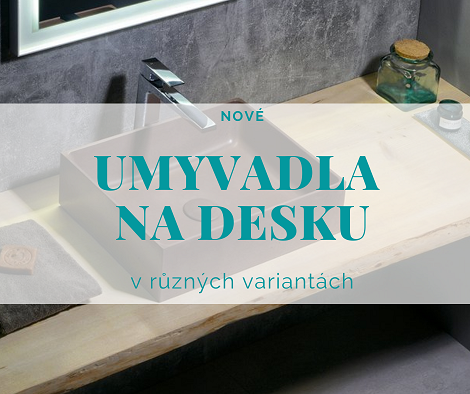 Novinka na našem e-shopu - umyvadla na desku Formigo
