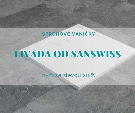Sprchové vaničky Livada od SanSwiss