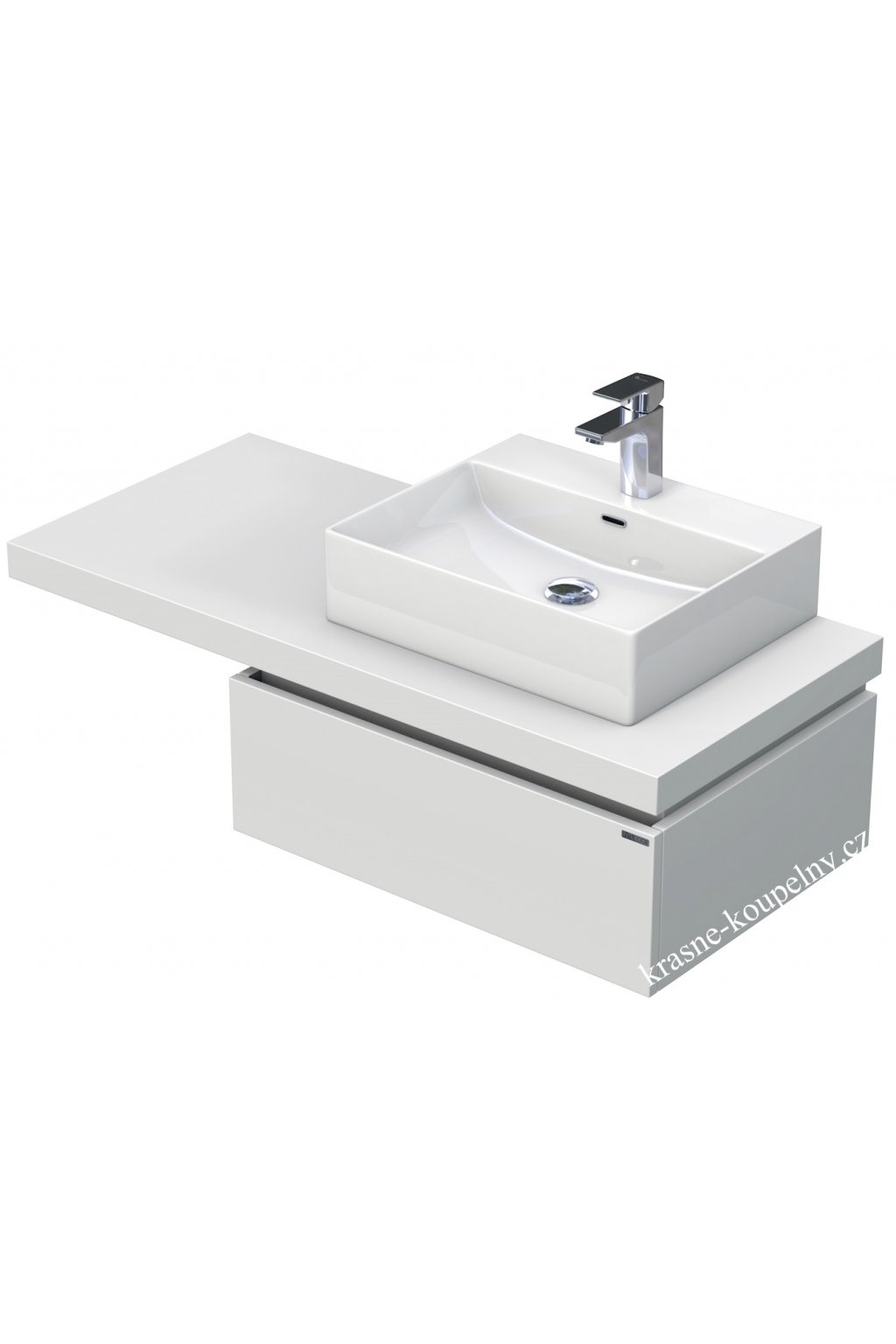 Intedoor Desk New koupelnový nábytek 1105 mm s umyvadlem na desku, DE 54  110 P STORM 1Z + doprava zdarma + při platbě převodem sleva | Krásné  Koupelny
