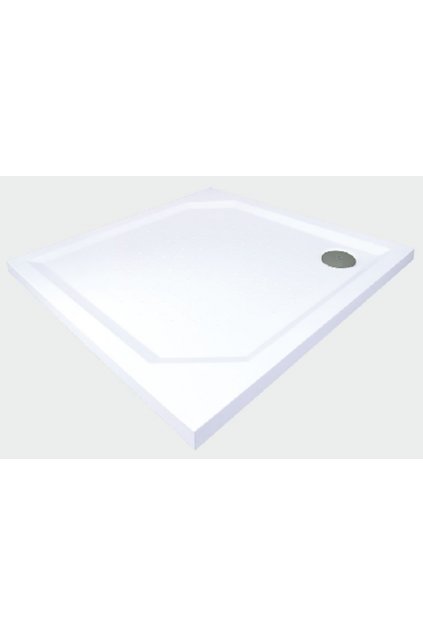 GELCO - ANETA90 sprchová vanička z litého mramoru, čtverec 90x90x4cm, GA009