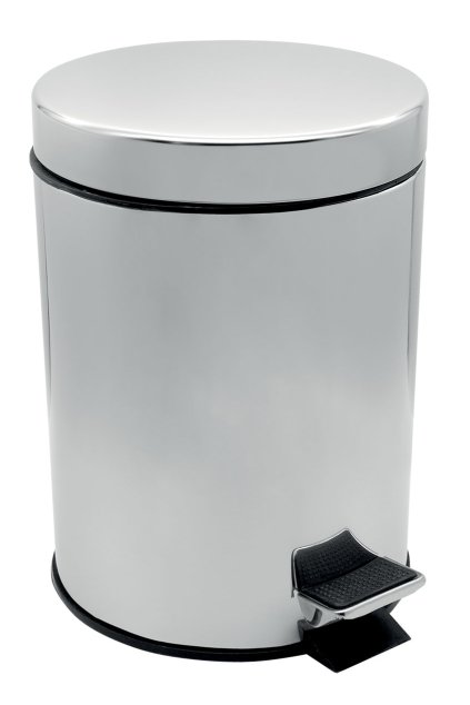 NOVASERVIS odpadkový koš kulatý 12 l chrom, 6161,0