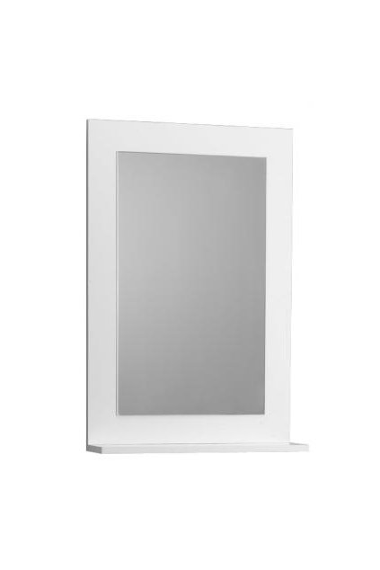 DŘEVOJAS zrcadlo bez osvětlení PLUTO ZCP 55, bílá lesk, 59661