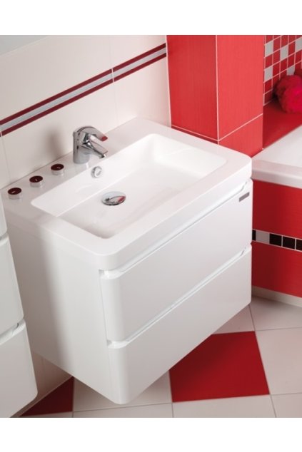 skrinka s umyvadlem pavia way 64 cm bila 76441