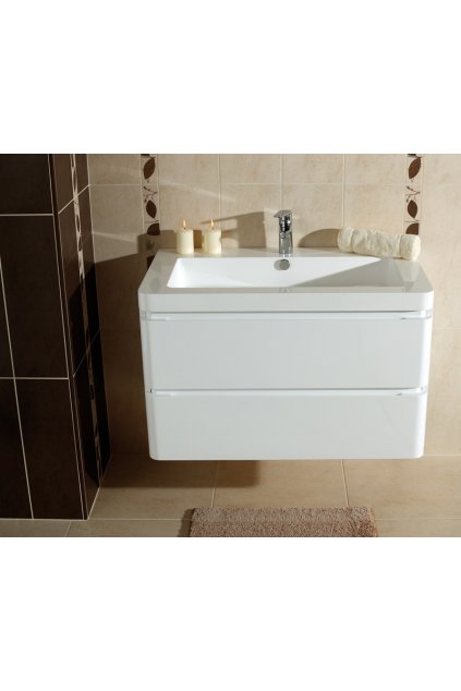 skrinka s umyvadlem pavia way 85 cm bila 76430