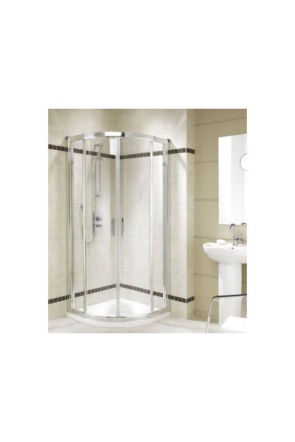 KOLO čtvrtkruhový sprchový kout GEO-6 R55, 90 cm, VANIČKA ZDARMA