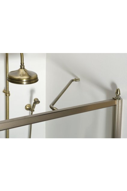 GELCO - ANTIQUE vzpěra k zástěnám, bronz, GQV320