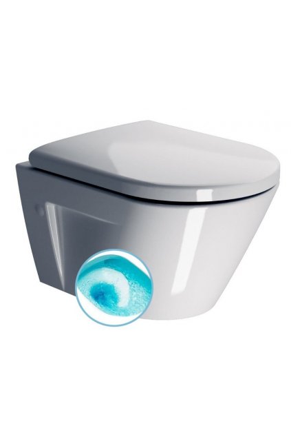 GSI - NORM WC závěsné, splachování SWIRLFLUSH, 50x36 cm, ExtraGlaze (861611)