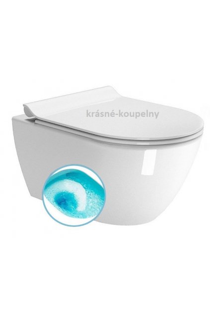 GSI - PURA WC závěsné, splachování SWIRLFLUSH, 55x36 cm, ExtraGlaze, 881511