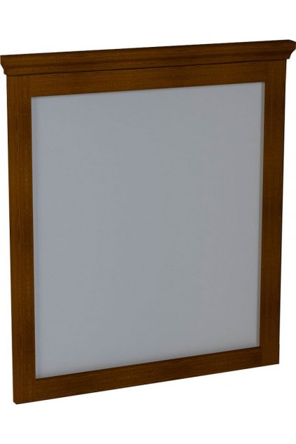 Sapho CROSS zrcadlo v dřevěném rámu 700x800 mm, mahagon, CR012
