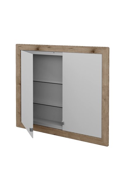 Dřevojas dvoudvéřová vestavná galerka GRID GA2NOE 90  + doprava zdarma + při platbě převodem sleva