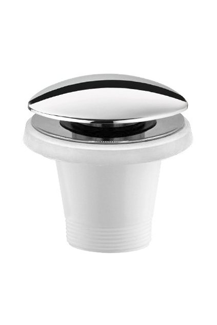 POLYSAN vanová výpust 6/4", click-clack, pro vany bez přepadu, chrom, 71704