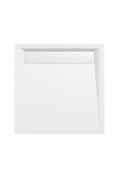ARENA sprchová vanička z litého mramoru se záklopem, čtverec 90x90x4cm, bílá, 71601