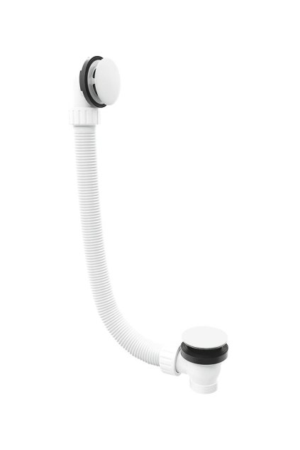 POLYSAN vanová souprava, click-clack, délka 1200mm, zátka 72mm, bílá, 71858.10