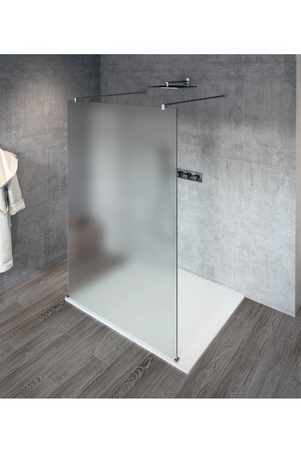 Gelco Walk-in pevná stěna do prostoru, sklo matné, š.70 cm, GX1470