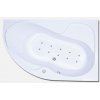 EXCEL masážní vana LAURA 170 x 100 x 46 cm, AIR PNEU  + Čistící přípravek zdarma