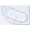 EXCEL masážní vana LAURA 150 x 100 x 42 cm, KOMBI ELEKTRO  + Čistící přípravek zdarma