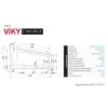 SANTECH asymetrická vana VIKY 150x80 cm, pravá, SAVIK150P  + doprava zdarma + při platbě převodem sleva