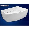 EXCEL masážní vana VERONELA 160 x 105 x 45 cm, AIR PNEU  + Čistící přípravek zdarma