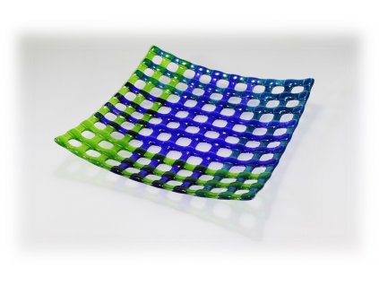 Mísa NET 30x30 modro zelená