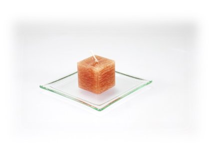 3,5x3,5 svíčka světle hnědá