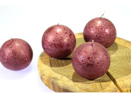 metalíza červená 6,5cm