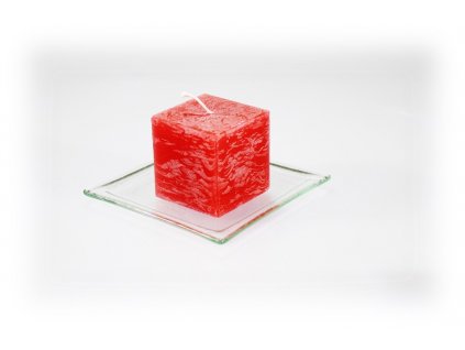 5x5cm svíčka červená