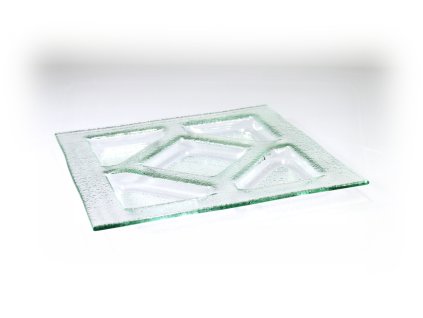 25x25cm čirý 5 pozicový tácek