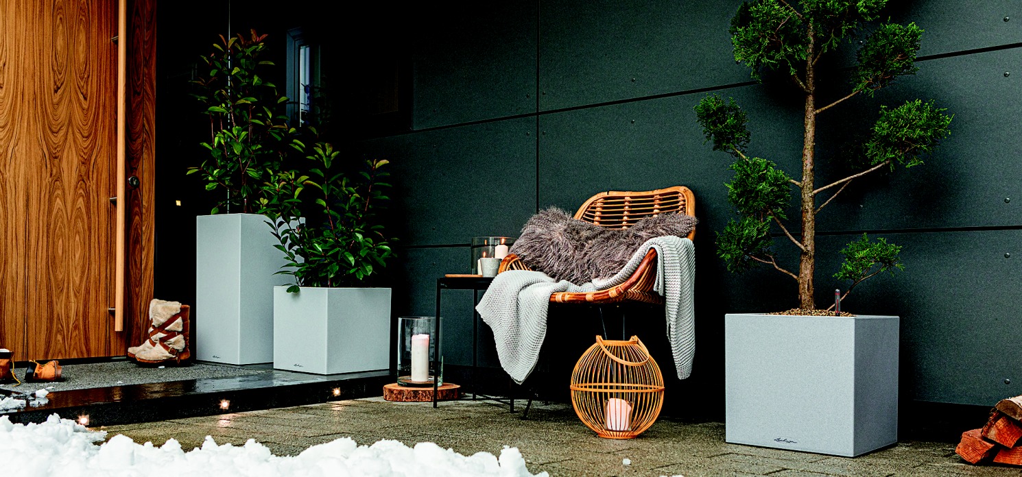 Lechuza Canto Stone, samozavlažovací květináč