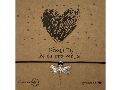 Náramek simple - Vážka