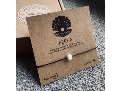 Náramek simple - Perla (přírodní perla)