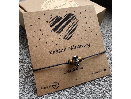 Náramek simple - Sovička - nerezová ocel