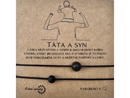 Táta a syn - simple (dárková kartička "Táta a syn" ZDARMA)
