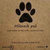 Dárková kartička - Milovník psů
