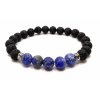Náramek - Element VODA (Lapis lazuli. láva)