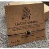 Náramek simple - Láva (přírodní kamen, chir. ocel)