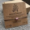 Náramek simple - Rodochrozit (přírodní kámen, chir. ocel)