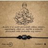 Náramek simple - Buddha (howlit/láva/jaspis)